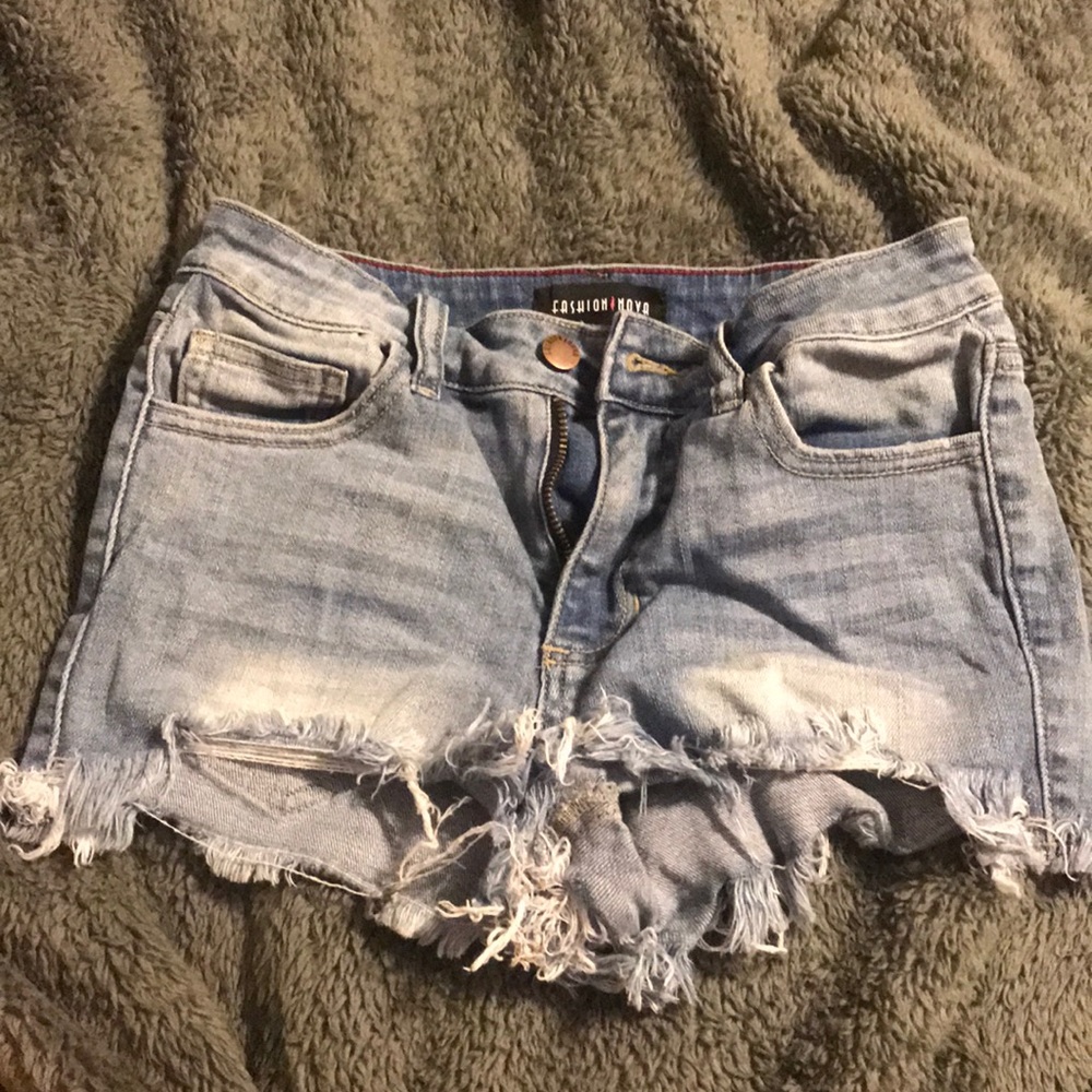 Fashion Nova denim shorts